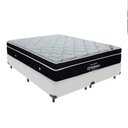 Ver imagem 1 de Cama + Box Colchão Queen com Molas Ensacadas Ortobom Europillow Elegant Branco