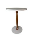 Ver imagem 1 de Mesa Monope na Cor Off White Pé Amendoa Espiral
