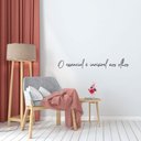 Ver imagem 1 de Adesivo Decorativo Frase o Essencial É Invisível Aos Olhos Decoração Sala Kanto Store Adesivo de Par