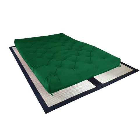 Colchão Futon King Dobrável Sofa Cama Verde Bandeira Impermeável