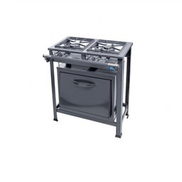 Fogão Industrial 2 Bocas com Forno ECO N.E 1QS 1QD 30x30cm Tron - 1
