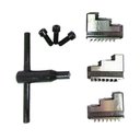 Ver imagem 4 de Placa Para Torno Com 3 Castanhas 160mm Universal Ferro Fundido Eda