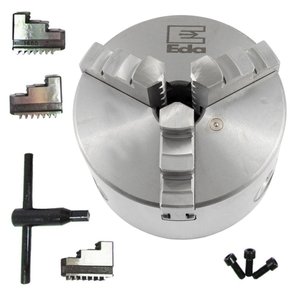 Placa Para Torno Com 3 Castanhas 160mm Universal Ferro Fundido Eda