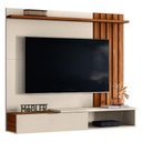 Ver imagem 1 de Home Suspenso Vegas 160cm Pérola Metalizado/cinamomo Mel para Tv até 65” - Mobler