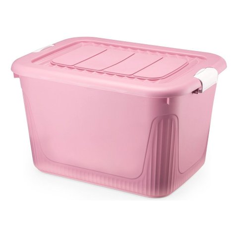 Caixa Organizadora Container 80 Trava/roda Plasnorthon