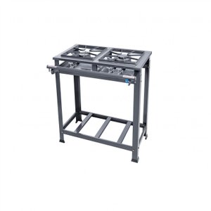Fogão Industrial 2 Bocas com Porta Panelas ECO N.E 1QS 1QD 30x30cm Tron
