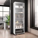 Ver imagem 2 de Conjunto 2 Estantes Anastasia Branco Trama