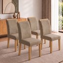 Ver imagem 1 de Conjunto 4 Cadeiras para Sala de Jantar Luisa