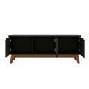 Ver imagem 7 de Rack Kappesberg 3 Portas Preto Fosco 136cm