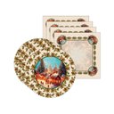 Ver imagem 2 de Kit Sousplat + Guardanapo Natal da Vila Nsw 4 Peças sem Base