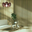 Ver imagem 3 de Luminária Pendente Azaléia Modelo Ripado -:marrom