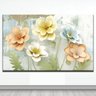 Quadro Decorativo Floral Borda Infinita em Canva 80 x 160cm 4/QUADROS - 1