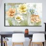 Quadro Decorativo Floral Borda Infinita em Canva 80 x 160cm 4/QUADROS - 2