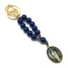 Chaveiro Dezena Nossa Senhora das Graças Azul Dourado - 1