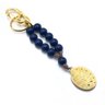 Chaveiro Dezena Nossa Senhora das Graças Azul Dourado - 2