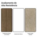 Ver imagem 4 de Conjunto Sala de Jantar Tampo de Vidro 6 Cadeiras Rustic/Branco/Imperial Avenca Madesa