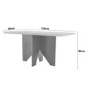 Ver imagem 6 de Mesa Evora 120 Mdf Canto Copo e com 4 Cadeiras Athenas Veludo Capuccino-naturalle-naturalle