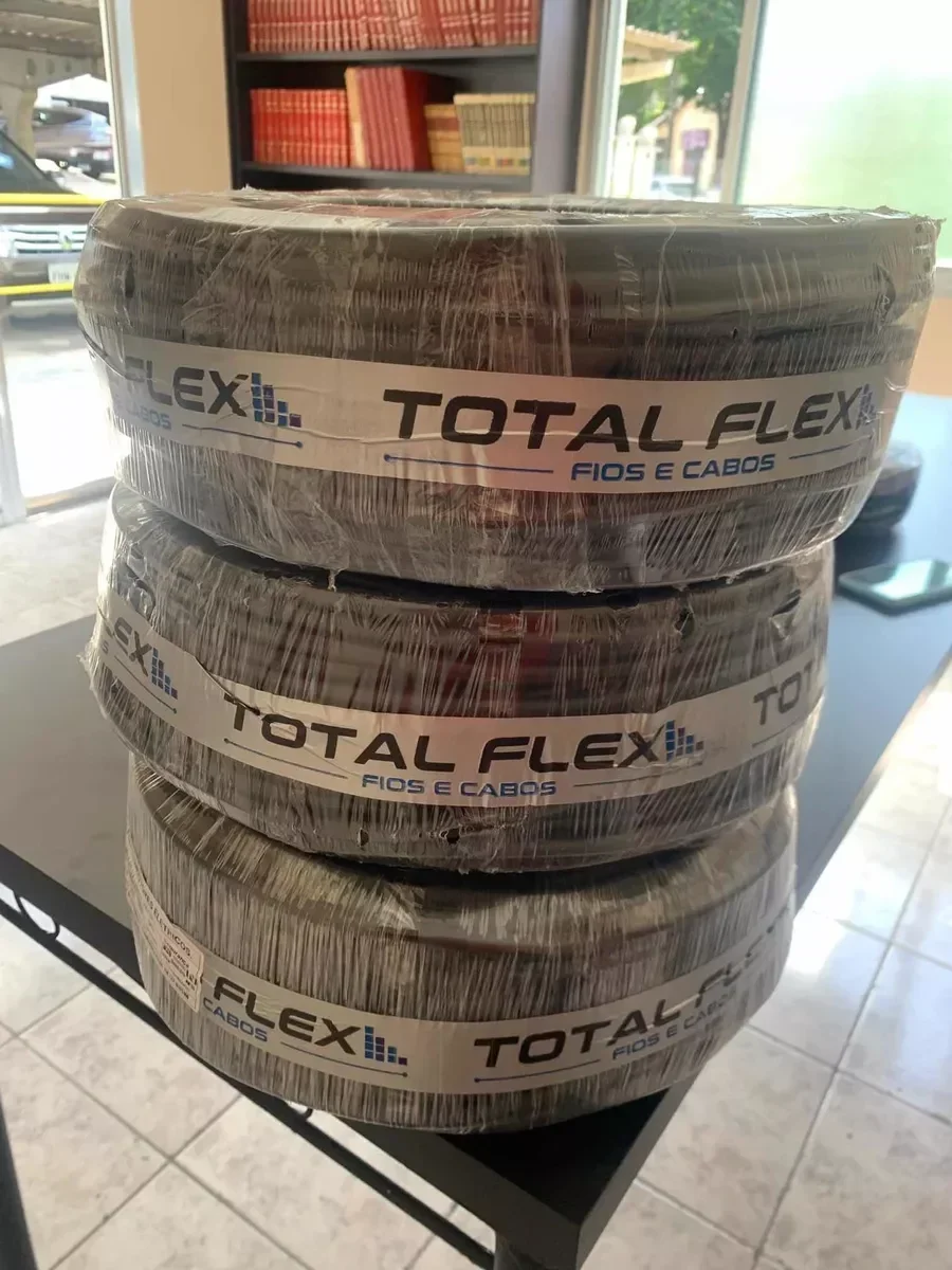 Fio Cabo Flexivel Pp 3 Vias 3x2,5mm Rolo 100mts P/ Extensao - 5