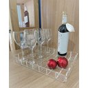 Ver mais imagens de Bandeja Acrílico Transparente Bisotê 40 X 30 X 5 X 6 Mm Esp.