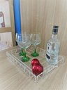 Ver imagem 5 de Bandeja Acrílico Transparente Bisotê 40 X 30 X 5 X 6 Mm Esp.