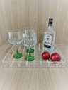 Ver imagem 3 de Bandeja Acrílico Transparente Bisotê 40 X 30 X 5 X 6 Mm Esp.