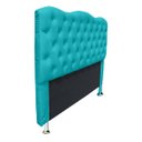 Ver imagem 2 de Cabeceira Agnes para Cama Box Casal Queen - Sv Decor:azul Turquesa