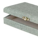 Ver imagem 3 de Caixa Decorativa em MDF com Revestimento em PU Verde 31cm 22894 Mart
