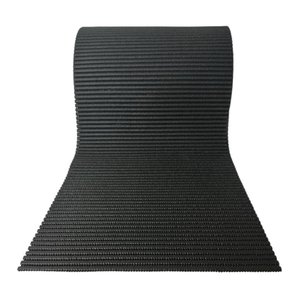 Passadeira Emborrachada Antiderrapante Preta 3,5mt X 43cm