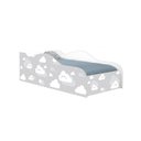 Ver imagem 3 de Cama Infantil com Colchão Nuvens Cinza 100% Mdf para Quarto Infantil