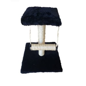 Arranhador para Gatos Poste com Balanço 40cm Grande Corda Sisal Brinquedo Cat Felino