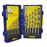 JOGO DE BROCA AÇO RAPIDO 1,5 A 10MM (15PC) ESTOJO PLAST IRWIN - 1