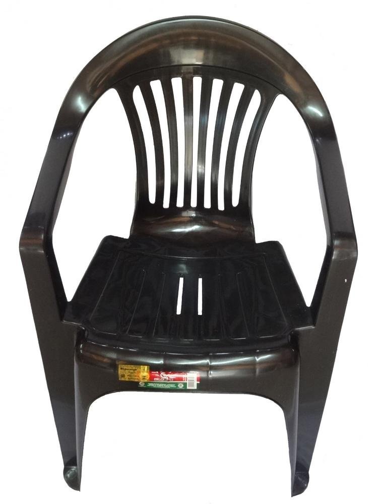 Kit 10 Cadeiras Preta 182Kg e 1 Mesa Desmontável 83cm - 3