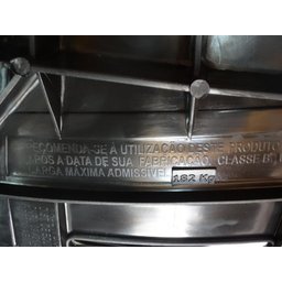 Kit 10 Cadeiras Preta 182Kg e 1 Mesa Desmontável 83cm - 4