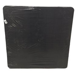 Kit 10 Cadeiras Preta 182Kg e 1 Mesa Desmontável 83cm - 10