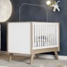 Berço Mini Cama Confete Branco/Jequitibá com Colchão Baby Physical - Móveis Henn - 2
