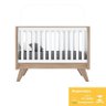 Berço Mini Cama Confete Branco/Jequitibá com Colchão Baby Physical - Móveis Henn - 4