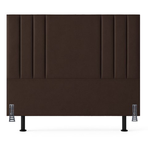 Cabeceira 160 Cm Queen Linho Cama Box Estofada Moderna Frame:marrom