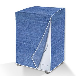 Capa Maquina de Lavar Pvc Forrado Jeans até 11kg