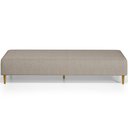 Ver imagem 3 de Kit 02 Puffs Decorativo Sala de Estar Bali W01 Pés Palito 190x60cm Linho Bege - Lyam Decor