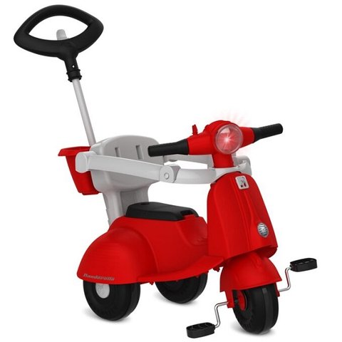 Triciclo Banderetta Passeio &amp; Pedal Vermelho Bandeirante