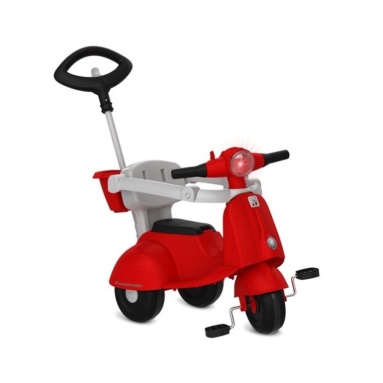 Triciclo Banderetta Passeio & Pedal Vermelho Bandeirante Triciclo Banderetta Passeio & Pedal Vermelho Bandeirante