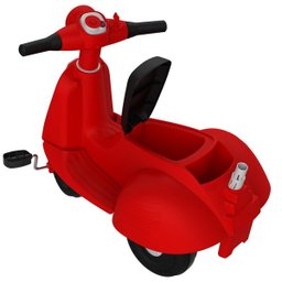 Triciclo Banderetta Passeio &amp; Pedal Vermelho Bandeirante - 6
