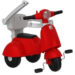Triciclo Banderetta Passeio &amp; Pedal Vermelho Bandeirante - 2