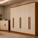 Ver imagem 4 de Guarda Roupa Casal Jalisco 6 Portas 8 Gavetas Cinamomo Fendi - Novo Horizonte