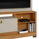 Ver mais imagens de Estante Painel para Tv 50 Pol 160cm Pilar L06 Nature/off White - Mpozenato