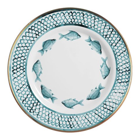 Conjunto com 6 Pratos Raso Riviera Ø29cm Alleanza Cerâmica