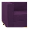 Sofá 2 Lugares Europa Suede Roxo - Am Decor - 6