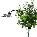 Ver imagem 6 de Kit 3 Mini Buquês de Eucalipto Artificial Permanente 30cm Verde Mescla Prime