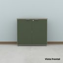 Ver imagem 1 de Armário Baixo para Escritório com 2 Portas