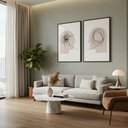 Ver imagem 5 de Kit 2 Quadros Psicologia Linhas da Mente 40x60 Moldura:preta